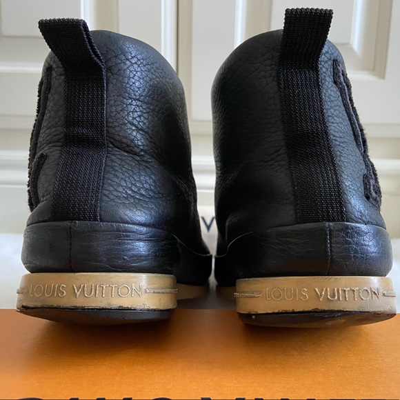 Authentic Louis Vuitton Leather Sneaker Boots sz 7 - Picture 6 of 15